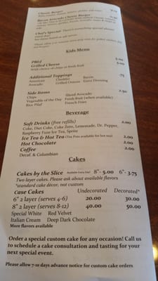 Menu photo 1 Virginia's Cakes Cafe & Bakery Spring, TX Menu photo 1 Virginia's Cakes Cafe & Bakery Spring, TX