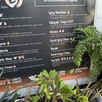 Ry’s Poke Shack - Main types of poke menu. Sorry, somehow I managed to take a crappy picture. - Seafood Near Me - Kahuku, Hawaii Ry’s Poke Shack - Main types of poke menu. Sorry, somehow I managed to take a crappy picture. - Seafood Near Me - Kahuku, Hawaii