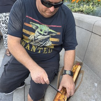 Universal Studios Hollywood - 21 inches  of chili cheese dog - Amusement Parks Near Me - Universal City, California