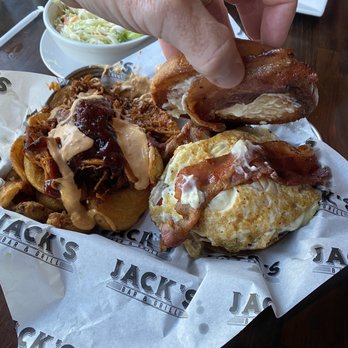 Jack's Bar & Grill - Fried Egg and Applewood Bacon. - American Near Me - Templeton, California Jack's Bar & Grill - Fried Egg and Applewood Bacon. - American Near Me - Templeton, California
