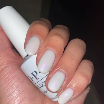 Danfe Nails - Gel manicure - Funny Bunny by OPI with shimmer - Nail Salons Near Me - New York, New York Danfe Nails - Gel manicure - Funny Bunny by OPI with shimmer - Nail Salons Near Me - New York, New York