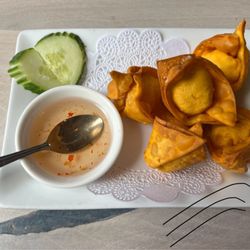 Brown Sugar by the Sea - Crab rangoons