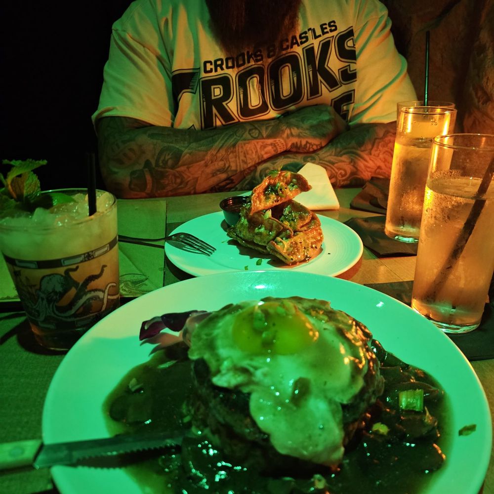 The Fallen Trident - The burger patty over rice - Tiki Bars Near Me - Santa Clarita, California The Fallen Trident - The burger patty over rice - Tiki Bars Near Me - Santa Clarita, California