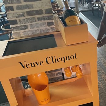 A'Bouzy - Adorable Veuve Cliquot champagne cart! - Champagne Bars Near Me - Houston, Texas A'Bouzy - Adorable Veuve Cliquot champagne cart! - Champagne Bars Near Me - Houston, Texas