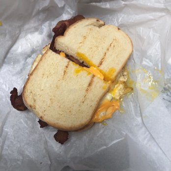 Brookside Market - Home made bacon egg and cheese on white bread. Classic!! - Caterers Near Me - Phoenix, Maryland