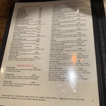 Konnichiwa - Menu - Sushi Bars Near Me - Irmo, South Carolina