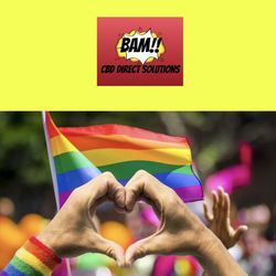 CBD Direct Solutions - Feel the glitch and glam of Pride Month. Take 15% off your entire order!