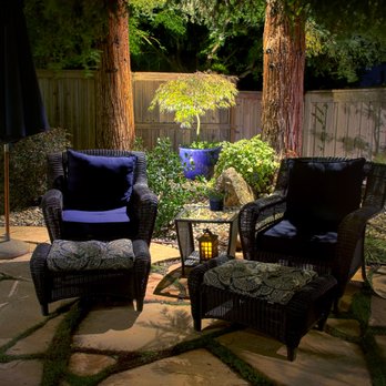 Avalon Lighting Design - Privacy garden space to relax and find peace. - Lighting Fixtures & Equipment Near Me - Orangevale, California