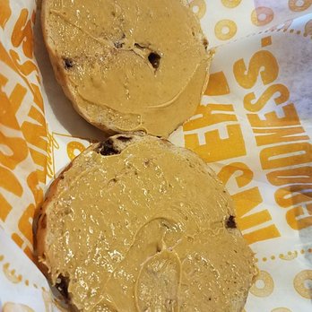 Barry Bagels - peanut butter on chocolate chip - Bagels Near Me - Kettering, Ohio Barry Bagels - peanut butter on chocolate chip - Bagels Near Me - Kettering, Ohio
