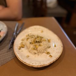 Posada Alta Cocina - Corn rice accompaniment to the Blueberry Mole Shortribs