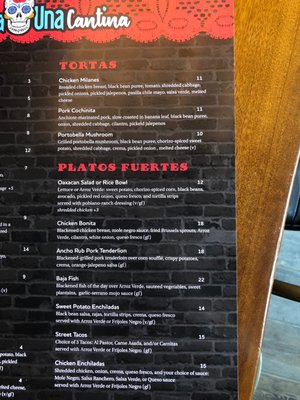 Menu photo 6 La Una Cantina Bloomington, IN