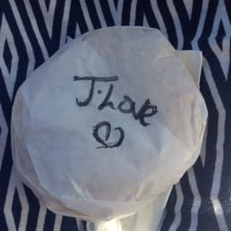 Thanks for the personal touch on my order this morning!