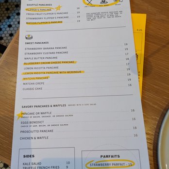 Flipper’s - menu - Pancakes Near Me - New York, New York Flipper’s - menu - Pancakes Near Me - New York, New York