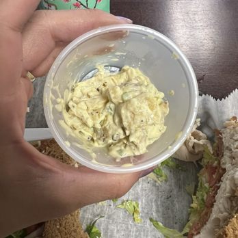 Corey's Bagels On the Beach - Potato salad was small but good! - Delis Near Me - Indian Harbour Beach, Florida