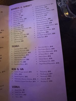 Menu photo 3 Groovers Listening Bar Charlotte, NC