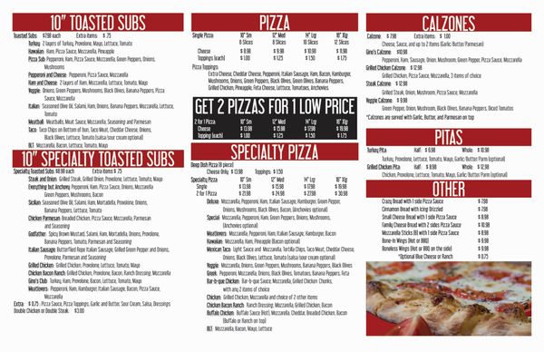 Menu photo 3 Gino’s Pizza - Ida Ida, MI