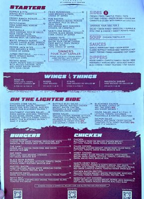 Menu photo 2 Saints Pub + Patio City Center Lenexa, KS Menu photo 2 Saints Pub + Patio City Center Lenexa, KS