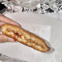 The Corndog Company - Austin - Inside the deep fried pb&j.