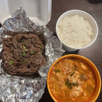 Seoul Tofu House - To go - Bulgogi and Tofu Stew Combo - Korean Near Me - Northridge, California Seoul Tofu House - To go - Bulgogi and Tofu Stew Combo - Korean Near Me - Northridge, California