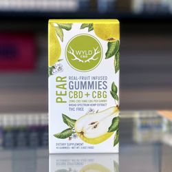Snohomish Vape & Brew - Wyle Broad Spectrum CBD+CBG gummies Pear Flavored
