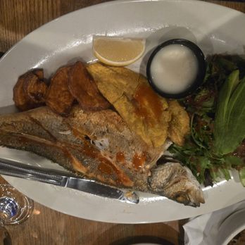 Salsa Con Fuego - My sister had the Branzino. It is her favorite. - Bars Near Me - Bronx, New York