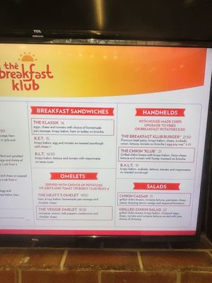 Menu photo 2 The Breakfast Klub Houston, TX Menu photo 2 The Breakfast Klub Houston, TX