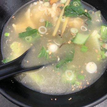 Soi OB - Wonton soup with pork dumplings - Noodles Near Me - San Diego, California