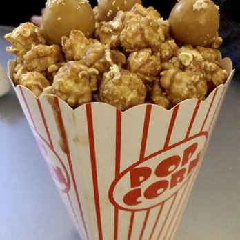 Alinea - This was amazing!  Little creamy treats on top of caramel popcorn. - New American Near Me - Chicago, Illinois