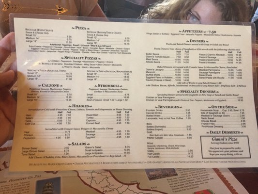 Menu photo 3 Gianni's Pizza Hudson, FL