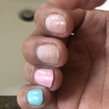 Professionail - Notice the side of my nails, dry skin still hanging - Nail Salons Near Me - Grand Terrace, California Professionail - Notice the side of my nails, dry skin still hanging - Nail Salons Near Me - Grand Terrace, California