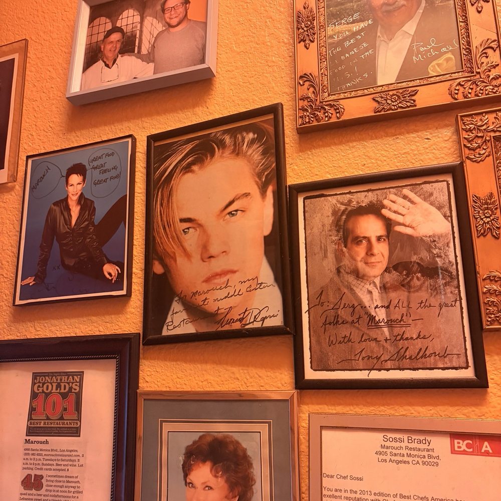 Marouch Restaurant - Photo wall - Armenian Near Me - Los Angeles, California