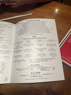 Menu photo 2 Trattoria Lombardi's Ocean City, MD Menu photo 2 Trattoria Lombardi's Ocean City, MD