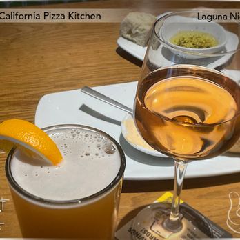 California Pizza Kitchen - Blue Moon Draft ($8) & Belleruche Rose 9 oz ($16) - Good - Pizza Near Me - Laguna Niguel, California