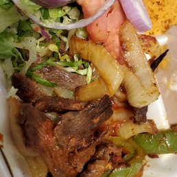 Ordered steak and chicken fajitas and they were burnt and way overpriced for the amount I received. The steak tasted like liver. Ordered steak and chicken fajitas and they were burnt and way overpriced for the amount I received. The steak tasted like liver.