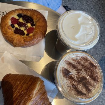 DO Coffee - Americano vanilla cold foam, sea salt toffee latte . Bakery deliciousness - Coffee & Tea Near Me - Brea, California DO Coffee - Americano vanilla cold foam, sea salt toffee latte . Bakery deliciousness - Coffee & Tea Near Me - Brea, California