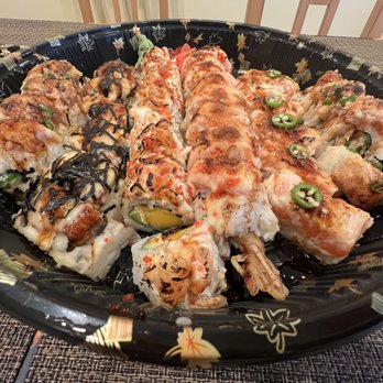 Sushi Q Tea Cafe - a plate of sushi - Japanese Near Me - Burnaby, British Columbia Sushi Q Tea Cafe - a plate of sushi - Japanese Near Me - Burnaby, British Columbia