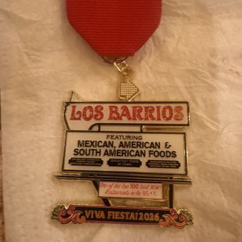 Los Barrios Mexican Restaurant - It's not to late to buy your Fiesta medal. - Mexican Near Me - San Antonio, Texas