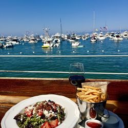 Pier 24 - July 3, 2025 | Thursday | Beet Salad | Red Wine | Fries | Patio view!