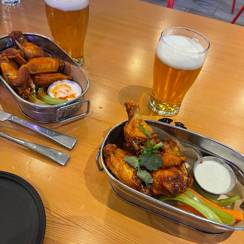 Over Under - The Village Dallas - Buffalo and gochujang, our favorites! - Sports Bars Near Me - Dallas, Texas Over Under - The Village Dallas - Buffalo and gochujang, our favorites! - Sports Bars Near Me - Dallas, Texas