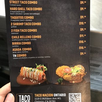 Taco Nacion - Combos - Tacos Near Me - Ontario, California Taco Nacion - Combos - Tacos Near Me - Ontario, California