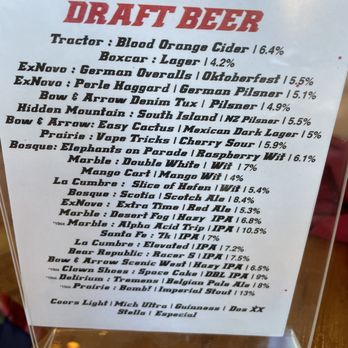 Boxcar Bar and Grill - Beer Menu - New American Near Me - Santa Fe, New Mexico Boxcar Bar and Grill - Beer Menu - New American Near Me - Santa Fe, New Mexico