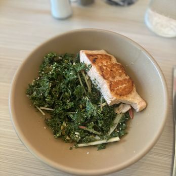 Malfi Enoteca - Kale salad with salmon - Italian Near Me - Oklahoma City, Oklahoma Malfi Enoteca - Kale salad with salmon - Italian Near Me - Oklahoma City, Oklahoma