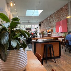 Habit Coffee - Inside cool art