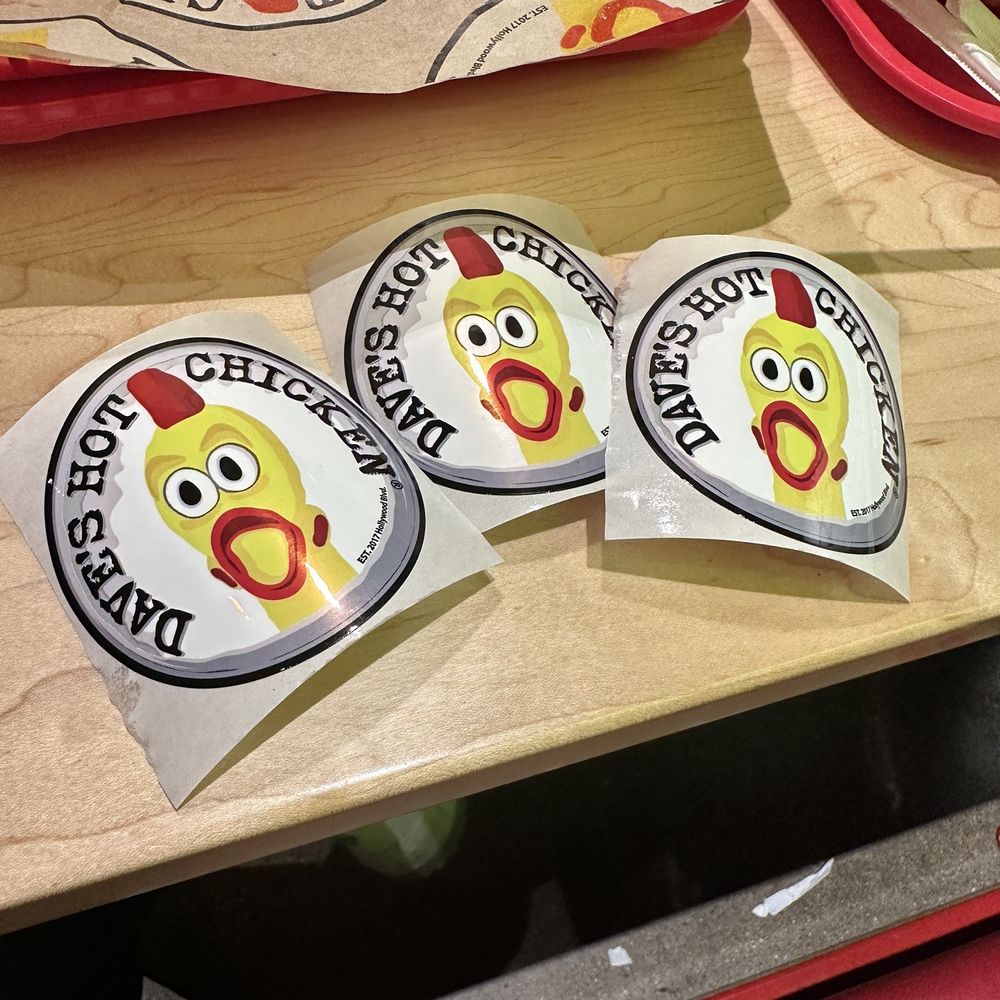 Dave's Hot Chicken - Stickers for the kids - Chicken Shop Near Me - Kenosha, Wisconsin Dave's Hot Chicken - Stickers for the kids - Chicken Shop Near Me - Kenosha, Wisconsin