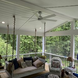 True Electric - Screen porch lighting, power and fan installation
