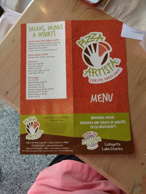 Menu photo 7 Pizza Artista Lake Charles, LA