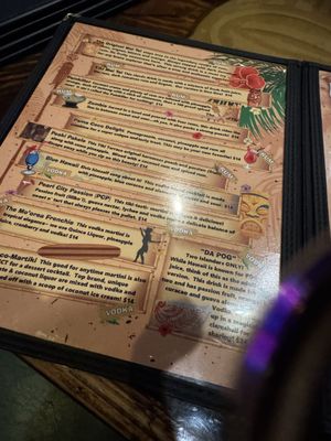 Menu photo 4 The Tiki Terrace Des Plaines, IL
