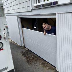 Salem Overhead Door - Jaime installing my door