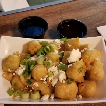 508 Tavern - Fried stuffed green olives were amazing. I normally don't like green olives but these were so yummy. - Bars Near Me - Vista, California