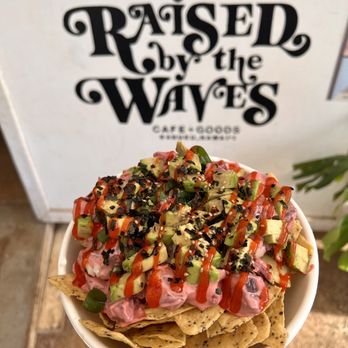 Raised By The Waves - Poke nachos - Cafes Near Me - Kahuku, Hawaii Raised By The Waves - Poke nachos - Cafes Near Me - Kahuku, Hawaii